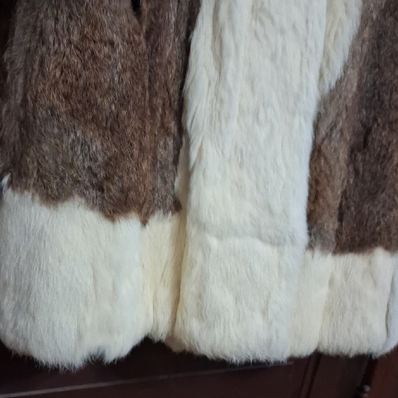 Source Unknown Brown and Cream Teddy Jacket - Picture 7 of 14